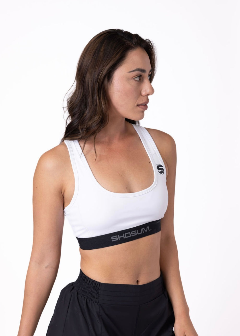 Women’s White Sports Bra