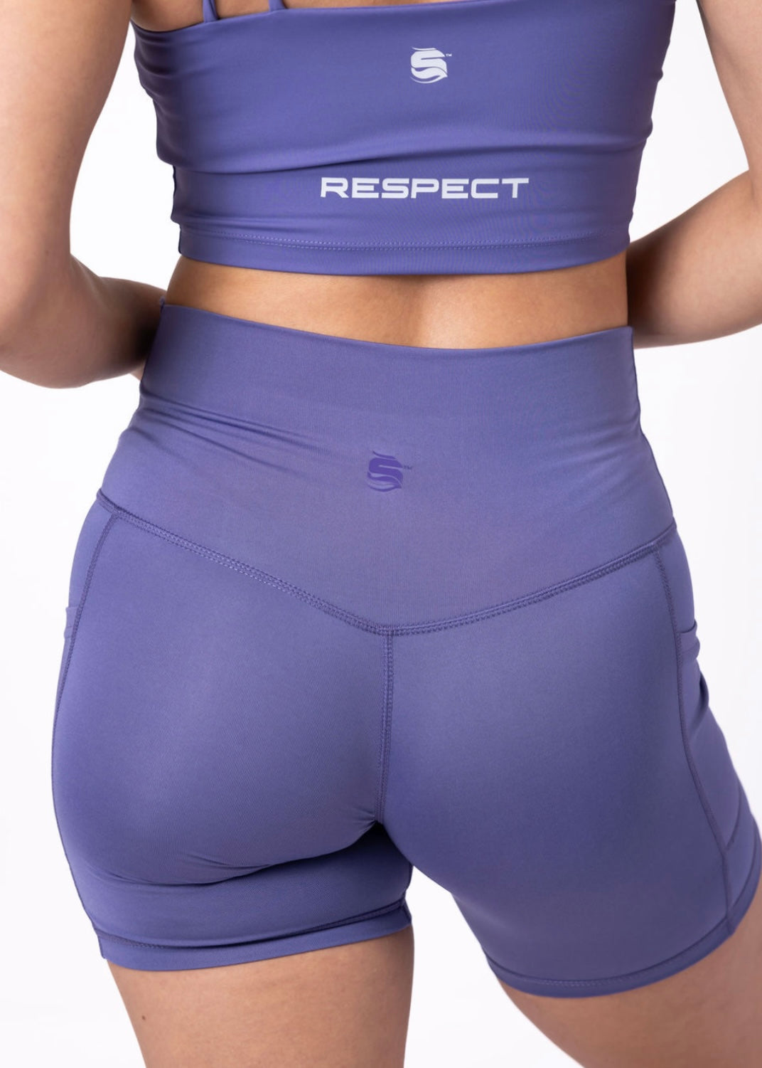 Women's RESPECT Fitted Shorts Violet