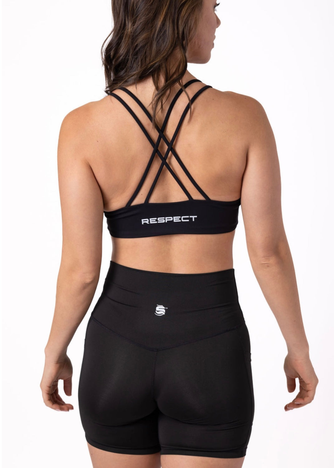 Women's RESPECT Fitted Shorts Black