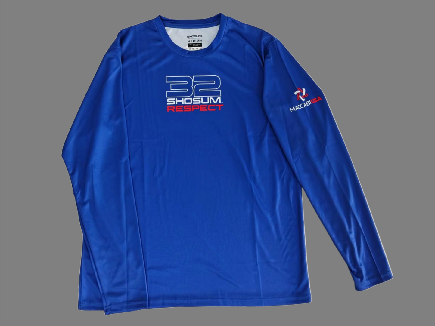 32 Collection Long-Sleeve T-Shirt (Blue)
