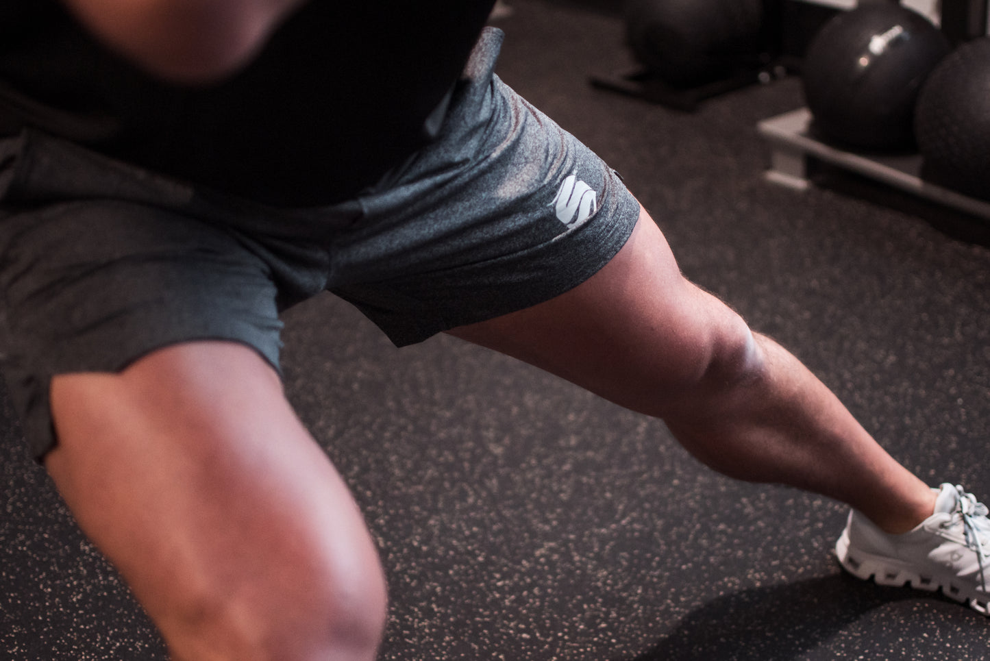 Men's Gray Workout Shorts