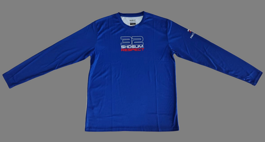 32 Collection Long-Sleeve T-Shirt (Blue)